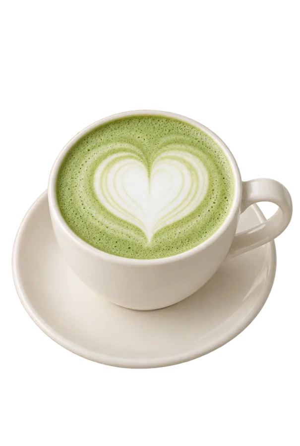 Matcha Latte in der Tasse